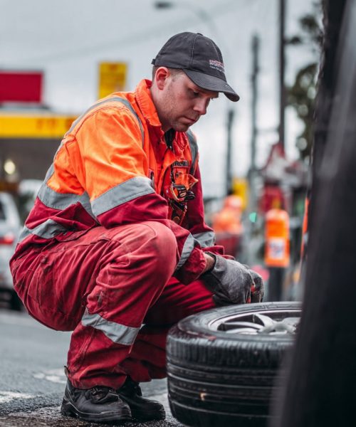Emergency Road side assistance terang